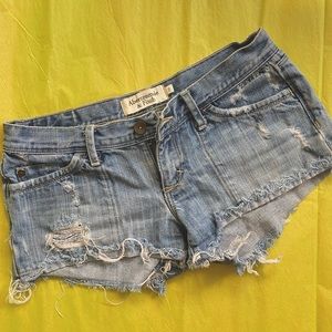 Hollister Denim Short Shorts